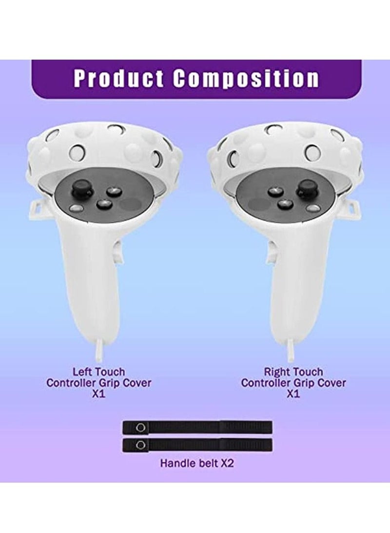 1 Pair Adjustable Hand Grip Straps Accessories for Oculus Quest 2 VR Gaming Headset Controller - Image 2