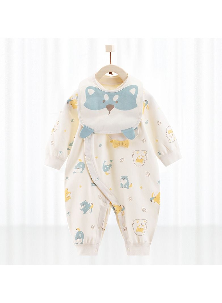 Loquat Baby Cotton Casual And Comfortable Jumpsuit 