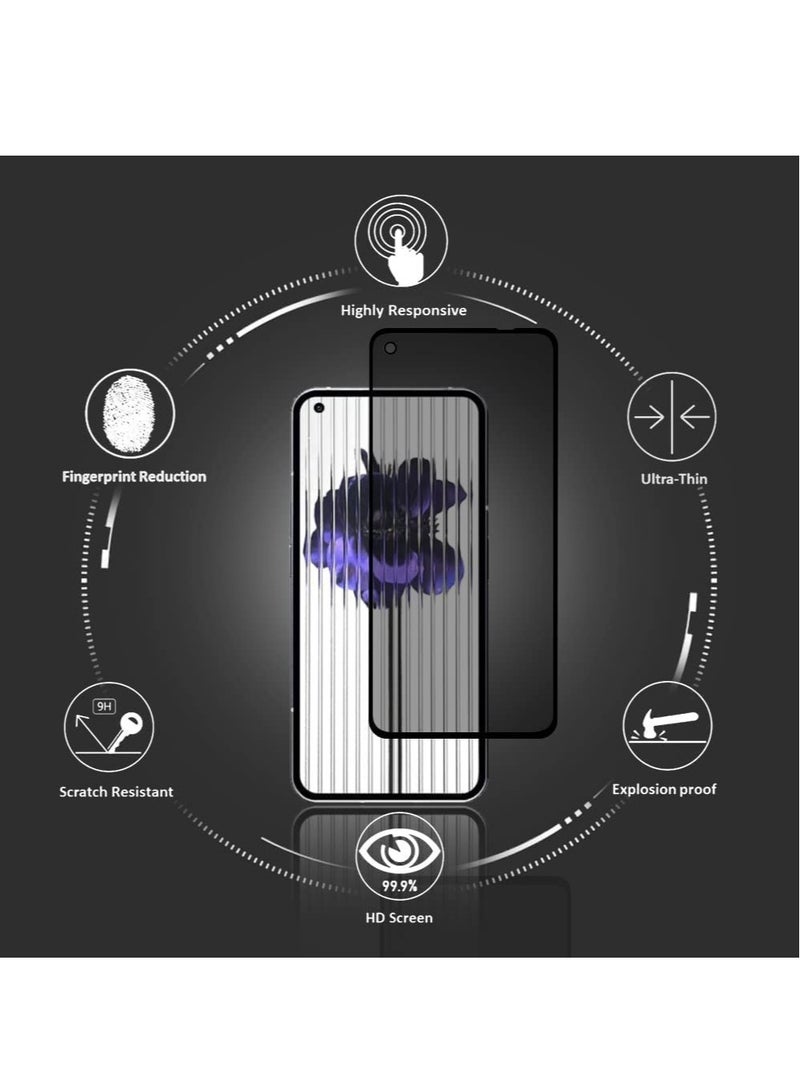 DUSALA For Nothing Phone 1 Privacy Screen Protector, Anti-Spy Tempered Glass Film 9H Hardness Scratch Resistant Bubble Free Anti Spy Tempered Glass Screen Protector for Nothing Phone 1 - Image 2