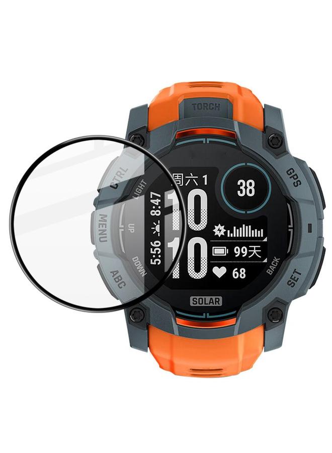 erorex For Garmin Instinct 3 Solar 45Mm Plexiglass Hd Watch Protective Film - Image 1