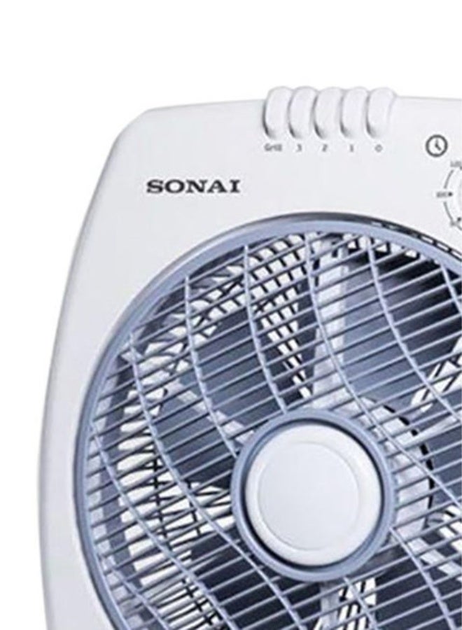 سوناي مروحة بوكس سوناي مع مؤقت، 12 بوصة، 3 سرعات، لون أبيض - MAR-3012 mar-3012 أبيض - Image 2