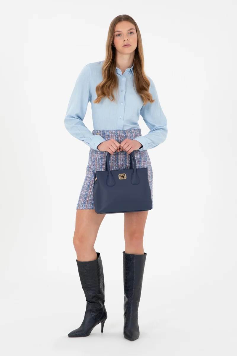 U.S. Polo Assn. Women's Navy Blue Bag 50300280-VR033