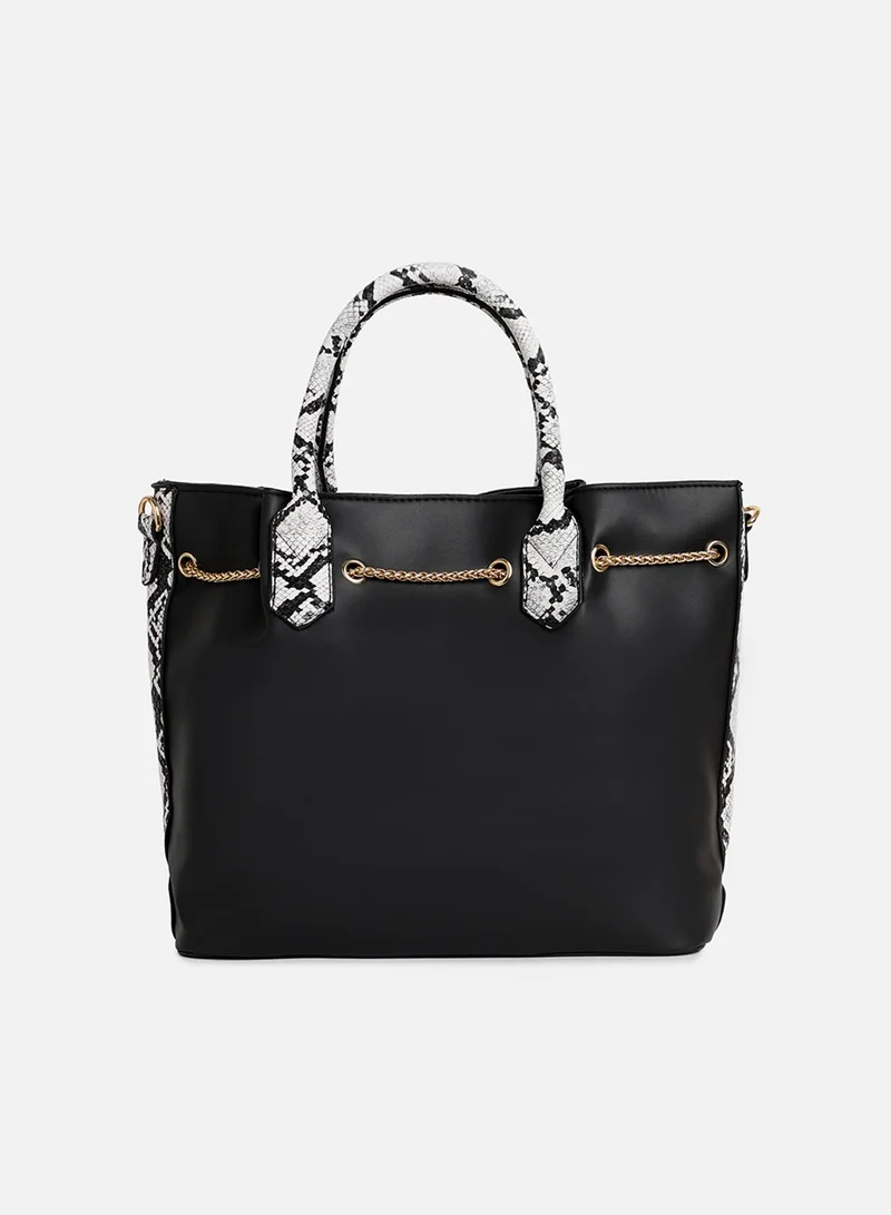 Haute Sauce  Stella Black Handbag Set for Women | Best Price UAE