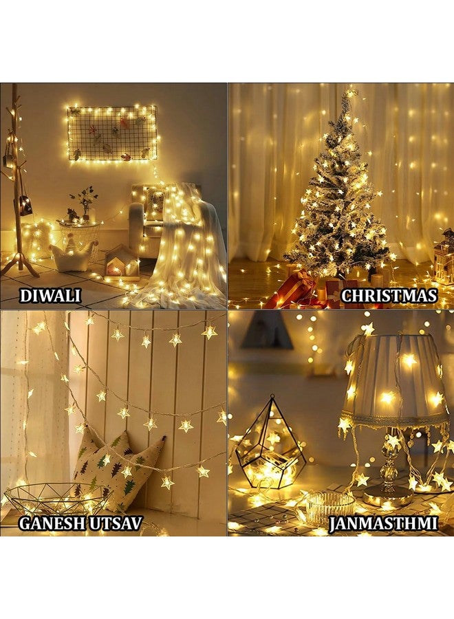 fizzytech 25 Led 4 Meter Star String Lights,Plug in Fairy String Lights Waterproof,Extendable for Indoor,Outdoor, Lights of Home Decoration Warm White,4 Meters - Image 5