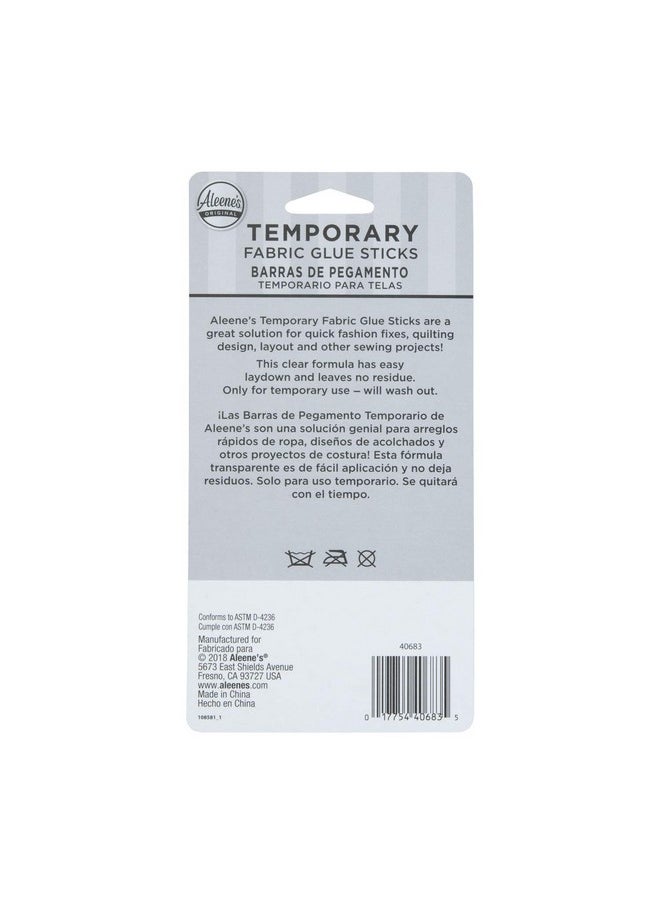 Aleene's Temporary Fabric Glue Sticks 2/Pkg.28Oz  - Image 2