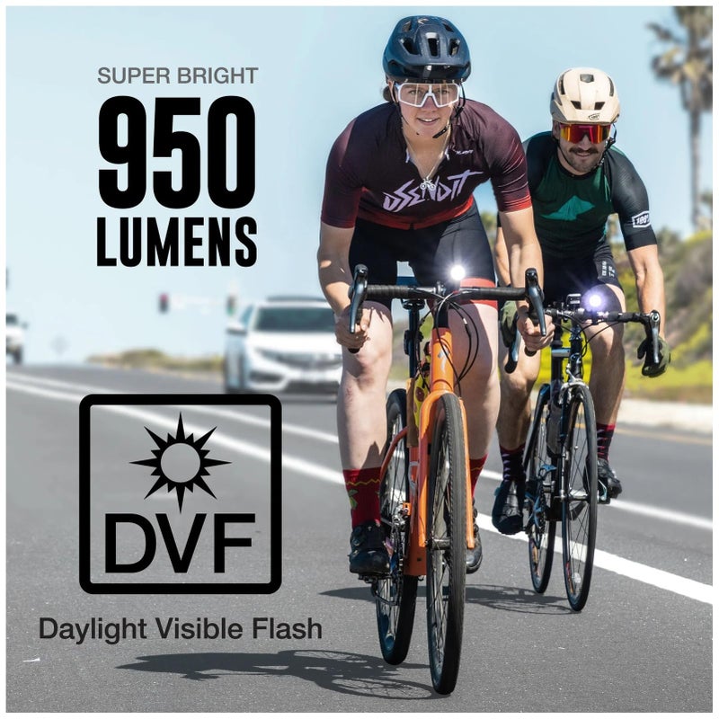 NiteRider Lumina Micro 950 Lumen USB-C Rechargeable Front Bike Light â€“ 5 Modes Compact LED Headlight, IP64 Waterproof for Road Cycling, Commuter, Night Cycling Safety Easy Mount Bicycle Light - Image 5