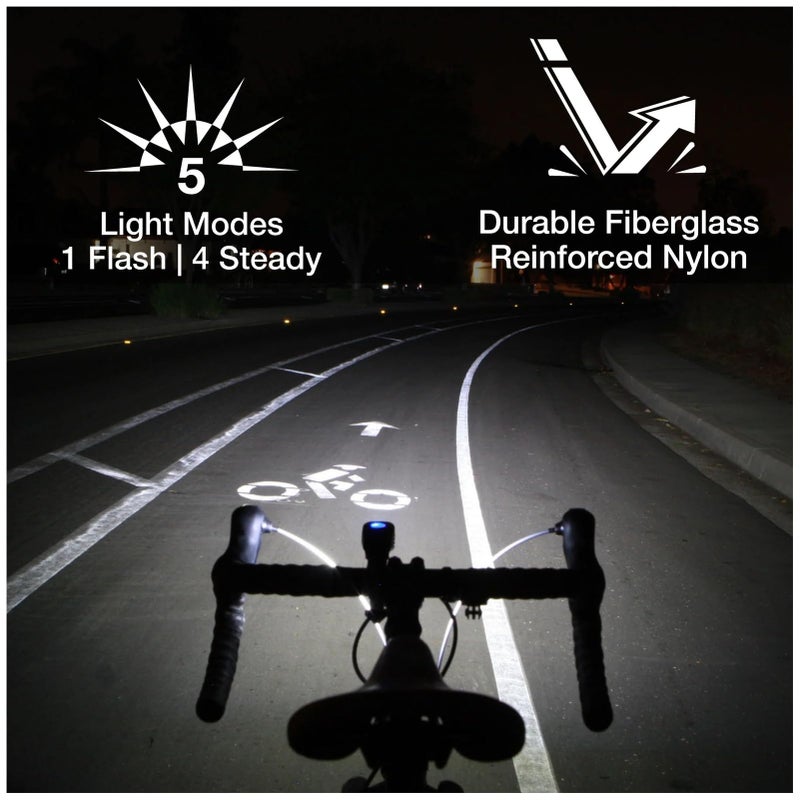 NiteRider Lumina Micro 950 Lumen USB-C Rechargeable Front Bike Light â€“ 5 Modes Compact LED Headlight, IP64 Waterproof for Road Cycling, Commuter, Night Cycling Safety Easy Mount Bicycle Light - Image 4