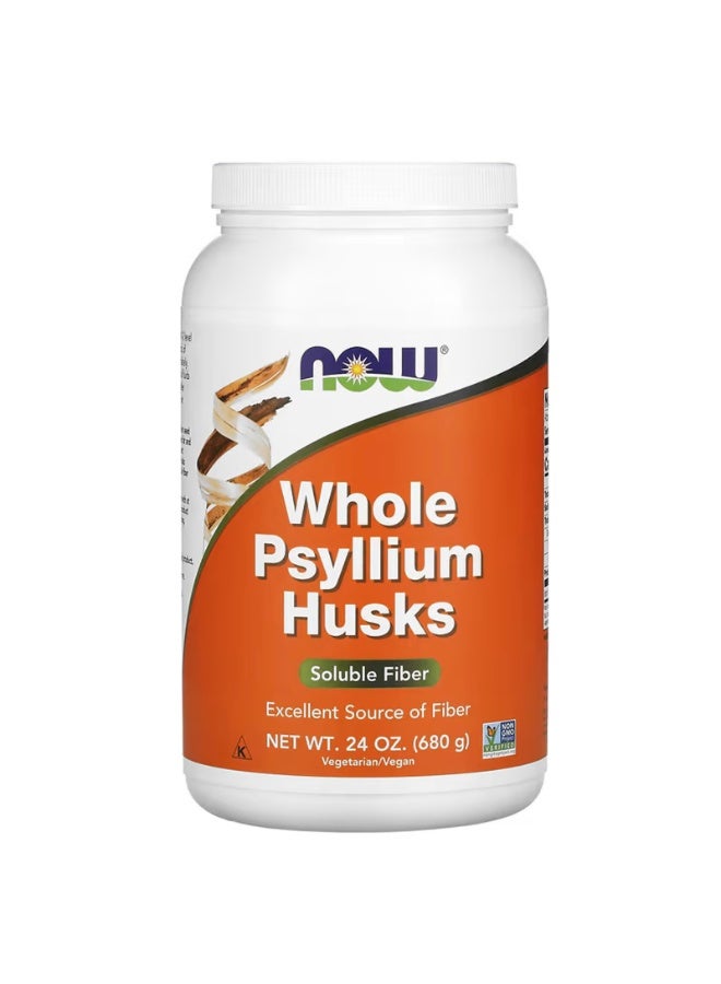 now Whole Psyllium Husks, 24 oz (680 g) - Image 1