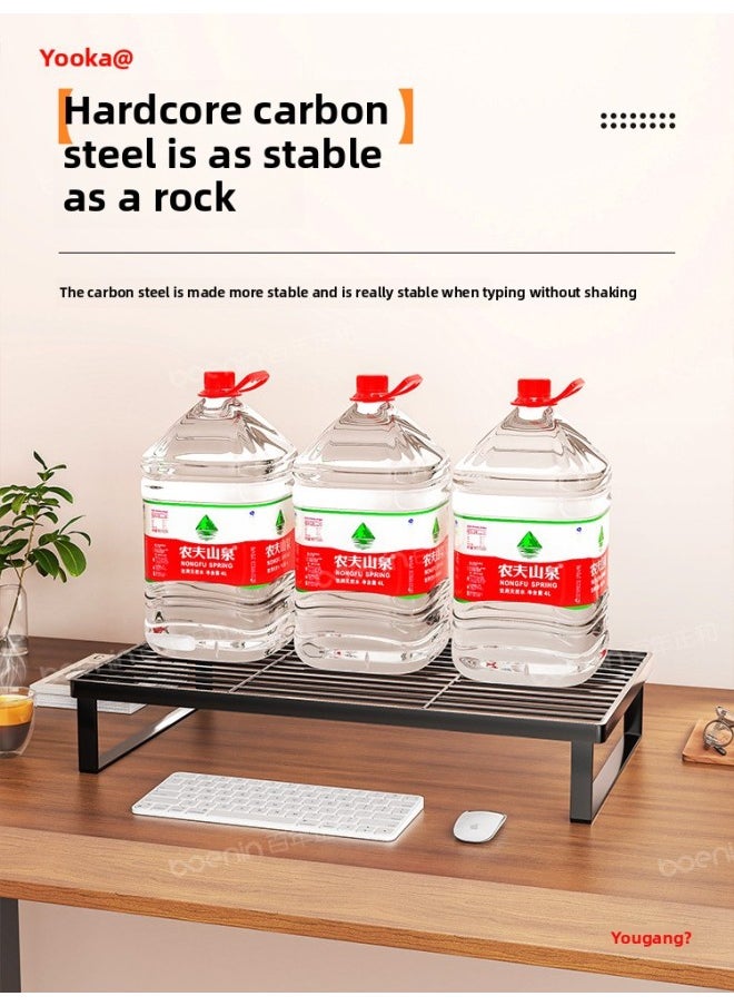 Notebook Heat Dissipation Barbecue Hanging Bracket Screen Base Desktop Office Desk Dormitory Girls Station Home-Color:Black·small【34*27*7.5cm】  - Image 4