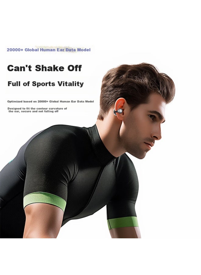 Essonio Italian Brand M31 Pro Wireless Bluetooth Earphone Clip-on Style Machine King Edition Open-fit One Drag Two Panoramic Sound Running Sports Call Music Earphone - Image 3