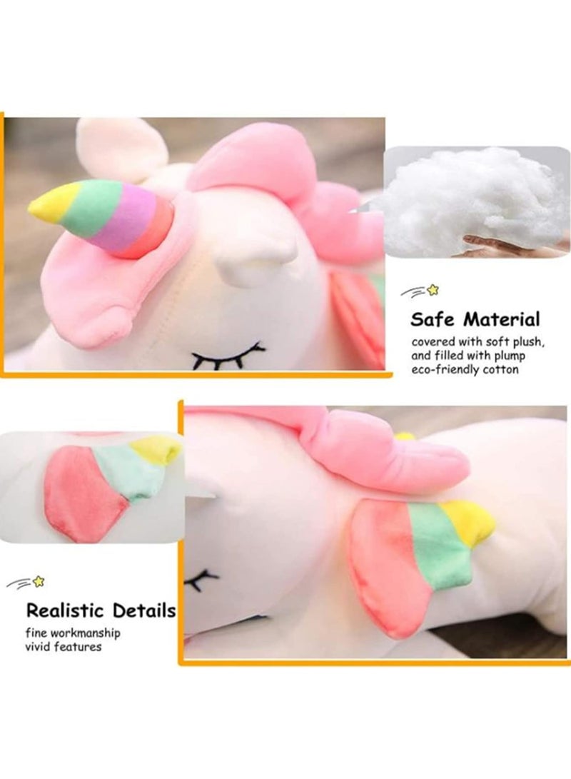 Vitacelli Cute Rainbow Unicorn Plush Toy – 9.8" Soft Stuffed Animal for Kids, Babies, Birthday Gift, Party or Home Decor  - Image 3