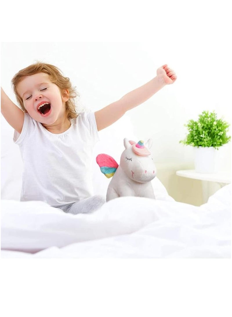 Vitacelli Cute Rainbow Unicorn Plush Toy – 9.8" Soft Stuffed Animal for Kids, Babies, Birthday Gift, Party or Home Decor  - Image 2