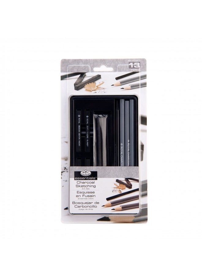 Royal & Langnickel Royal & Langnickel RSET-ART2503 Small Tin Charcoal Drawing Art Set  - Image 2