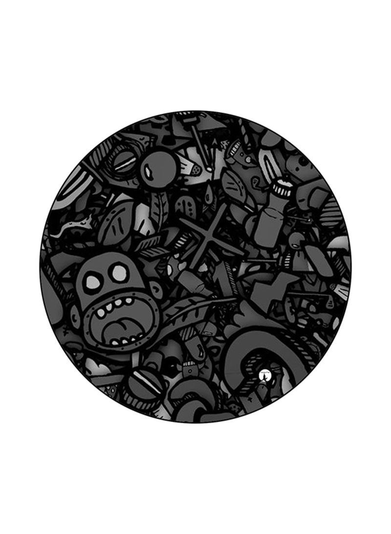 RKN Random Things Round Mouse Pad Multicolour