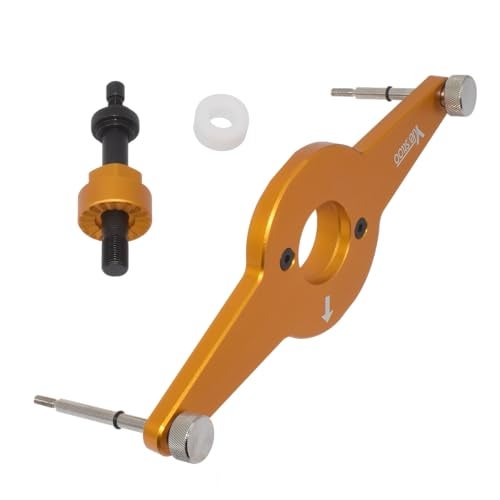 Yuesstloo أداة تثبيت ممتص الصدمات للاهتزاز Yuesstloo لإزالة بكرة عمود الكرنك، متوافقة مع أودي سيات سكودا فولكس فاجن 1.8 2.0 4V TFSi EA888، بديل T10531، مع حقيبة حمل وقفازات - Image 4