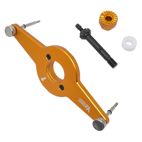 Yuesstloo أداة تثبيت ممتص الصدمات للاهتزاز Yuesstloo لإزالة بكرة عمود الكرنك، متوافقة مع أودي سيات سكودا فولكس فاجن 1.8 2.0 4V TFSi EA888، بديل T10531، مع حقيبة حمل وقفازات - Image 3