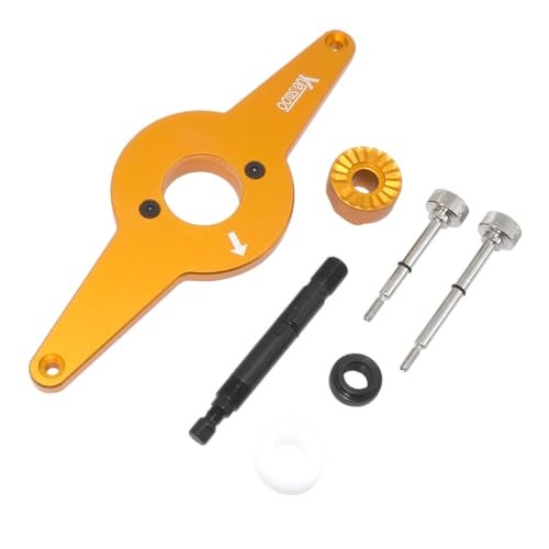 Yuesstloo أداة تثبيت ممتص الصدمات للاهتزاز Yuesstloo لإزالة بكرة عمود الكرنك، متوافقة مع أودي سيات سكودا فولكس فاجن 1.8 2.0 4V TFSi EA888، بديل T10531، مع حقيبة حمل وقفازات - Image 2