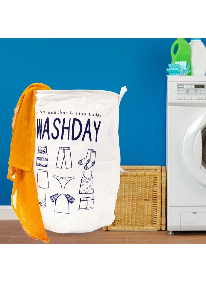EZ Life - EZ Life Washday - Black, White Laundry Basket (40 x 50 cms) - 1 Pc - Image 1