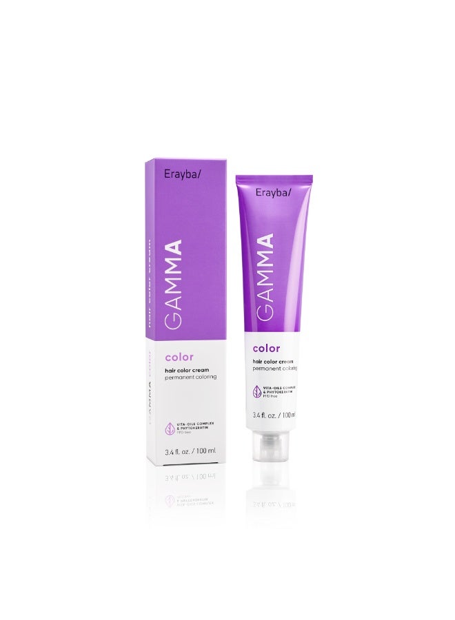 Erayba Gamma Color hair Color Cream100 Ml ( 8/61 - Ash Brown light blond) - Image 2