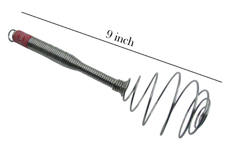 Olrada Stainless Steel Balloon Spring Whisk Egg Beater for Blending Whisking Beating & Stirring 9'' - Image 2