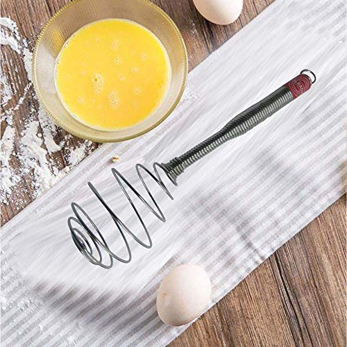 Olrada Stainless Steel Balloon Spring Whisk Egg Beater for Blending Whisking Beating & Stirring 9'' - Image 3