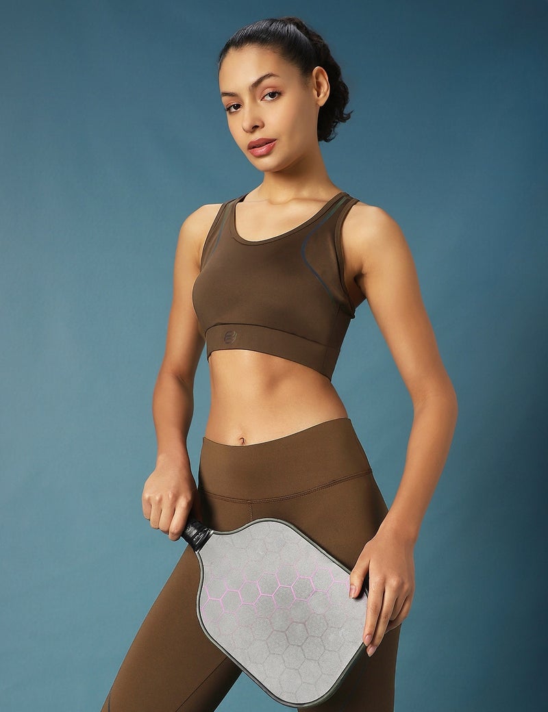 pump'd Women's Wire Free Casual Padded Training Bra | Sports Bra for Women | Gym Bra for Women Workout - Image 3