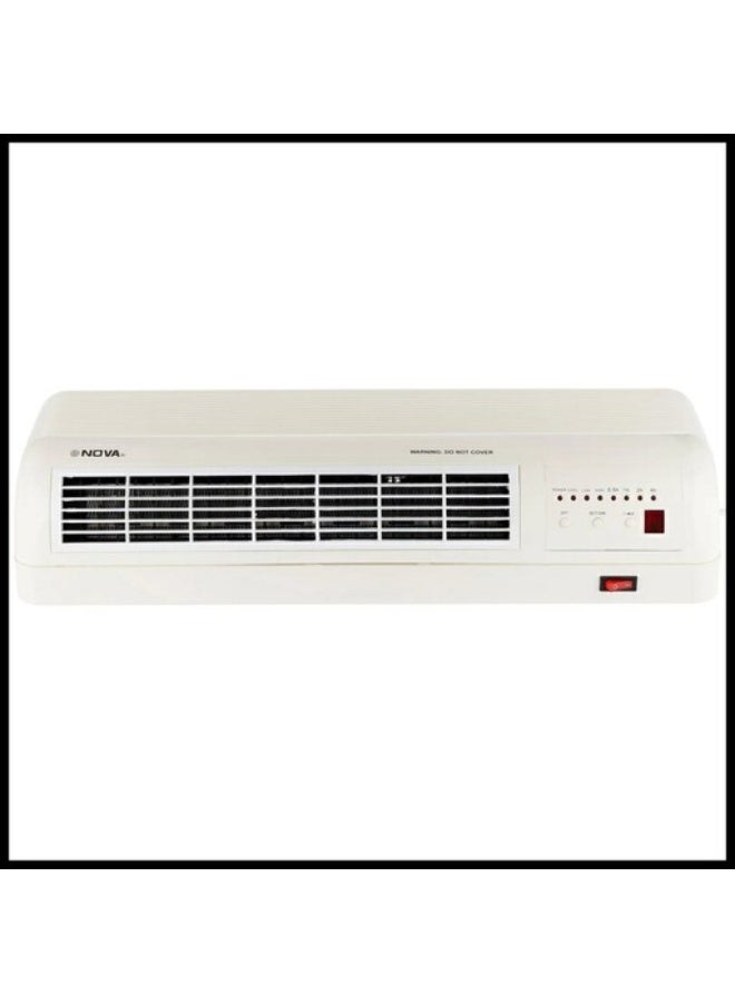 NOVA Wall PTC Heater NH-1256WH – 2000W Electric Wall-Mount Heater with Rapid Heating, Energy-Efficient PTC Technology, Adjustable Temperature, Quiet & Safe Indoor Heating Solution - Image 2