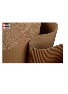 RACO RACO Corrugated Roll Brown Cardboard Roll for Packing, Moving, Gift Wrapping, Postal, Shipping, Parcel, Wall Art, Crafts, Bulletin Boards, Floor Covering, Table Runner Kraft Paper Roll  - Image 2