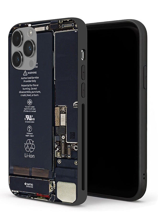 Tolwak - Apple iPhone 14 Pro Protective Case Phone Circuit Pattern - Image 1