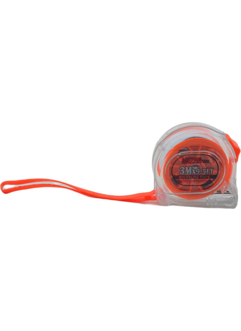 Mezan Tools 3m x 9.5ft 15MM Orange Meter  - Image 3