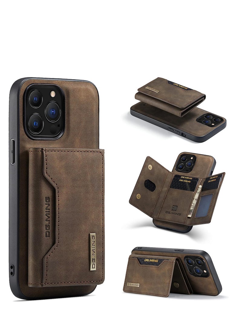 iPhone 15 Plus protection case, back cover with detachable magnetic ID card wallet, shockproof case, made of thermoplastic polyurethane  - Image 1