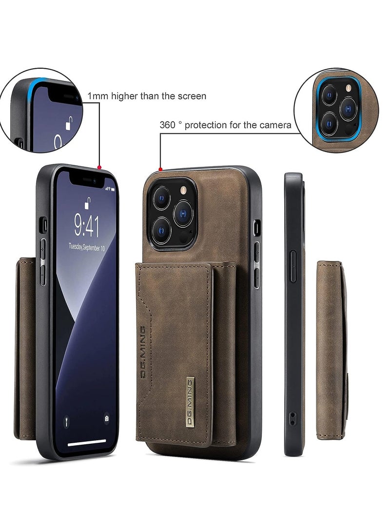 iPhone 15 Plus protection case, back cover with detachable magnetic ID card wallet, shockproof case, made of thermoplastic polyurethane  - Image 3