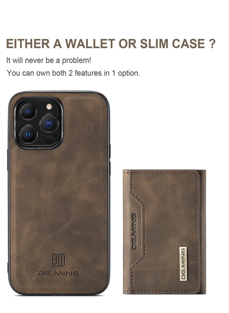 iPhone 15 Plus protection case, back cover with detachable magnetic ID card wallet, shockproof case, made of thermoplastic polyurethane  - Image 4