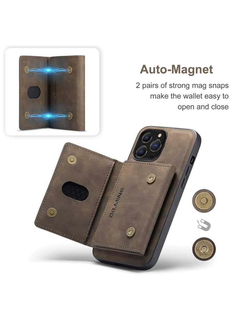 iPhone 15 Plus protection case, back cover with detachable magnetic ID card wallet, shockproof case, made of thermoplastic polyurethane  - Image 5