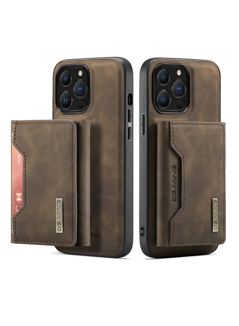 iPhone 15 Plus protection case, back cover with detachable magnetic ID card wallet, shockproof case, made of thermoplastic polyurethane  - Image 2