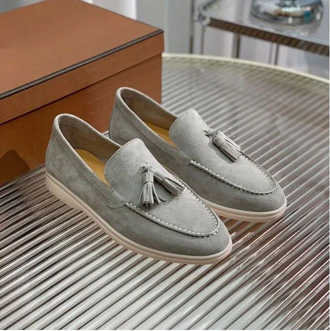 Independent Station Export New Casual Lightweight Slip-On Large Size Flats Loaf Beanie Shoes - Image 5