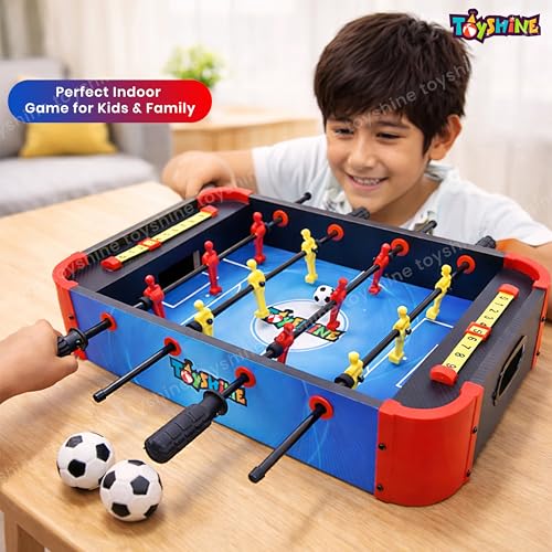 Toyshine Foosball, Mini Football, 4 Rods, Indoor Sport Table Soccer Game for Adults and Kids (Boys and Girls, Multicolor, Mid-Sized, 53 Cms) - Image 2