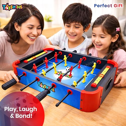 Toyshine Foosball, Mini Football, 4 Rods, Indoor Sport Table Soccer Game for Adults and Kids (Boys and Girls, Multicolor, Mid-Sized, 53 Cms) - Image 4