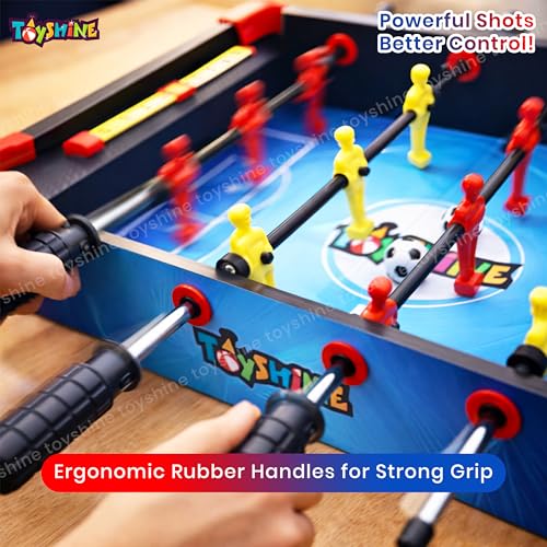 Toyshine Foosball, Mini Football, 4 Rods, Indoor Sport Table Soccer Game for Adults and Kids (Boys and Girls, Multicolor, Mid-Sized, 53 Cms) - Image 5