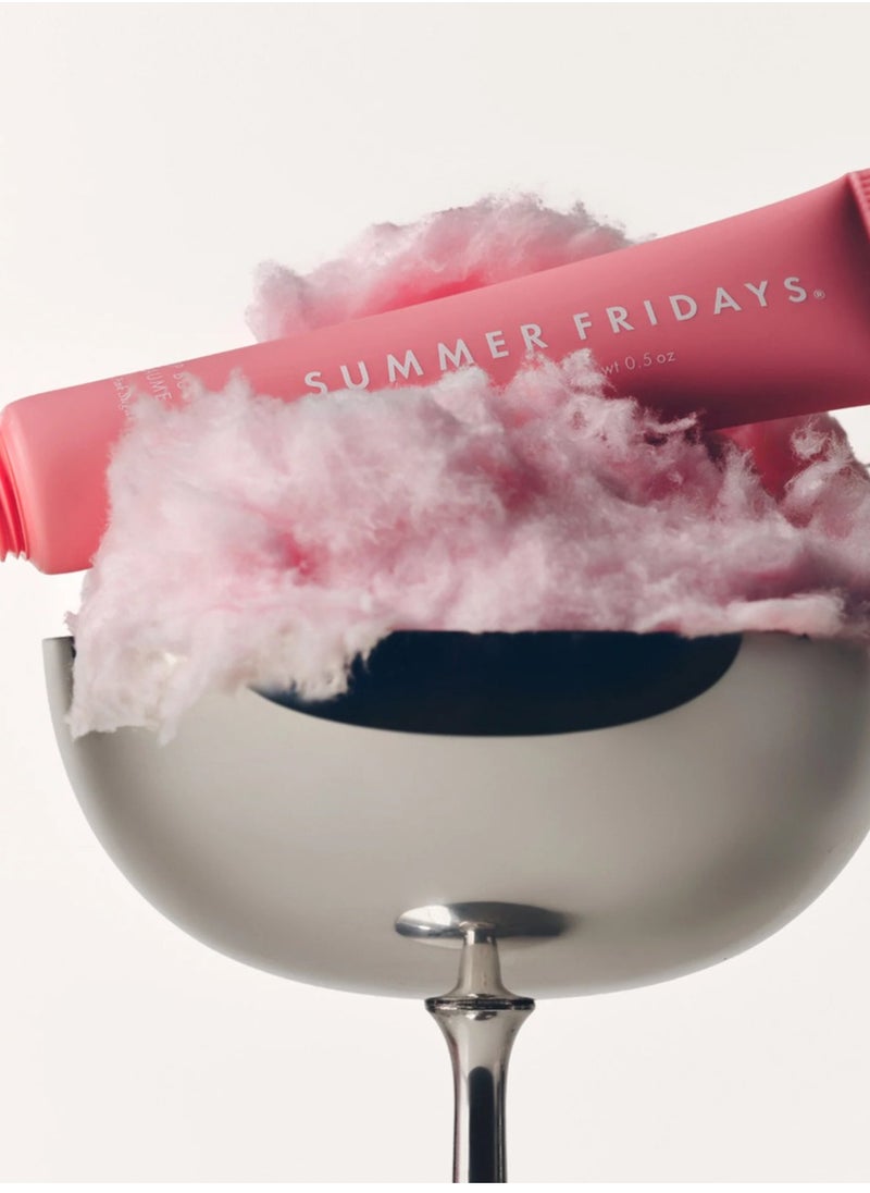 سامر فرايدايز مرطب زبدة الشفاه Summer Fridays - قناع الشفاه المرطب ومرطب الشفاه للترطيب الفوري واللمعان والترطيب - لون شفاف ومهدئ للعناية بالشفاه - سكر وردي (.5 أونصة)  - Image 3