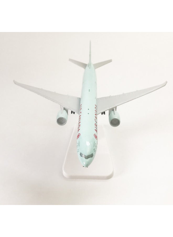 20cm Aircraft Model Alloy Wheels Ornaments Air Canada Model Boeing 777 Gift Collection-Color:20cm Canadian 777  - Image 2