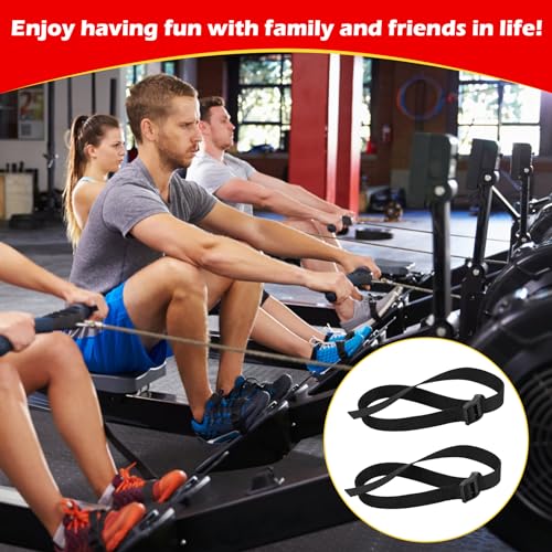 Aoheke Rowing Machine Feet Straps for Concept 2 Rower - Foot Strap Replacement, Compatible with Models D & E - 2 Pack - Image 5