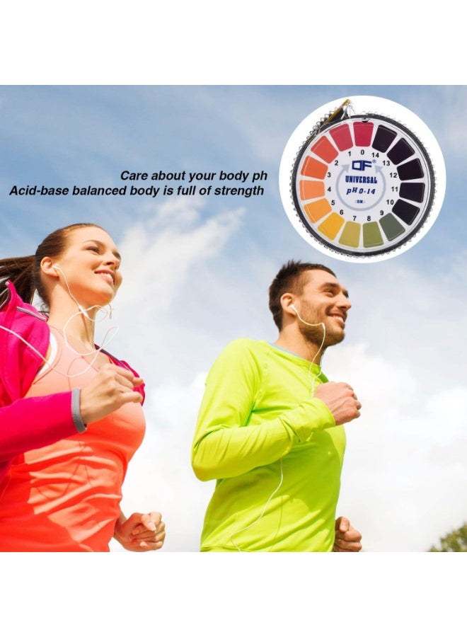 كيلا لفة شرائط اختبار الرقم الهيدروجيني العالمية، أوراق اختبار الرقم الهيدروجيني، ورق عباد الشمس، شرائط اختبار الرقم الهيدروجيني لصنع الصابون، لاختبار الماء والنبيذ واللعاب والبول والتربة، لاختبار طعام الحيوانات الأليفة ومراقبة الرقم الهيدروجيني (لفة واحدة) - Image 3
