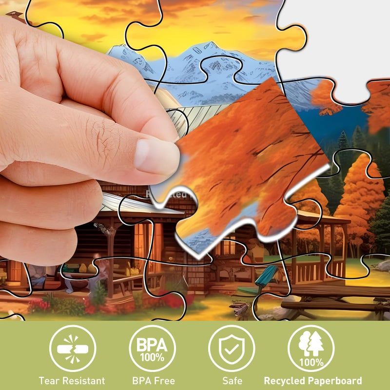 Biarek 6 Pack 36 Large Piece Puzzles for Seniors Puzzle Dementia Alzheimer's Products Activities for Elderly Adults Easy Jigsaw Puzzle Alzheimer's Gift for Patients in Nursing Home with 6 Storage Bags - Image 3