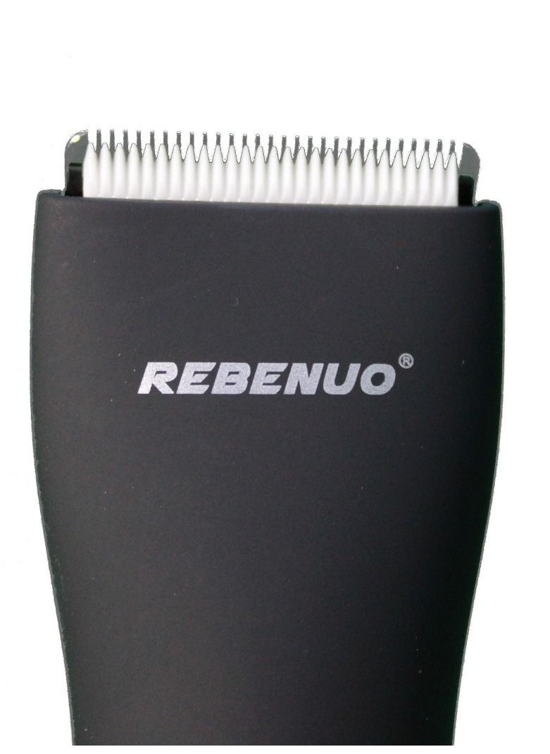 REBENUO Waterproof Men’s Shaver and Trimmer with Low Noise Design – Electric Charger for Men’s Grooming, Head & Body Shaver, Multi-Function Trimmer for Facial & Body Hair, Wet and Dry Use, Ergonomic Handle for Comfort, Rechargeable and Long-Lasting Power - Image 4