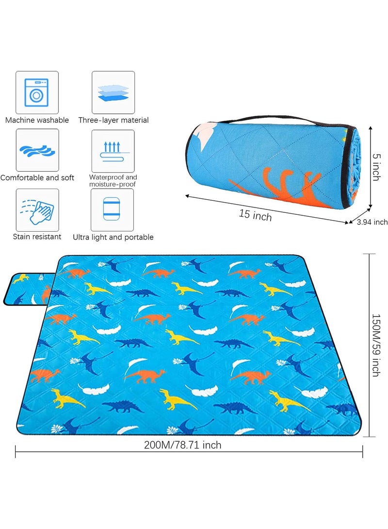 Y&D 1.5*2Meter Outdoor Moisture Proof Folding Beach Camping Waterproof Picnic Mat - Image 2