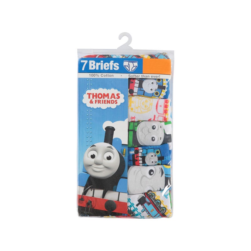 Thomas & Friends Boys Toddler 7-Pack 100% Combed Cotton Briefs with Thomas the Tank, Percy and More in Sizes 2/3T and 4T, 7-Pack, 2-3T - Image 4