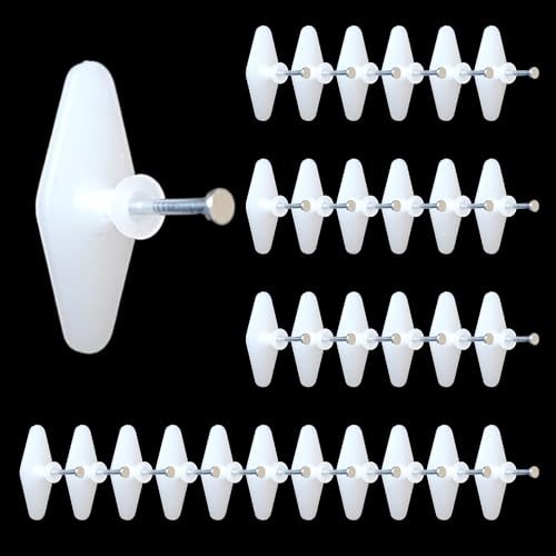 Jinka Nails (Large, 30 Pieces Packet) Wall Hooks for Hanging Large Photo Frames, Clocks, Mirrors, Utensils, Planters, Paintings and Decorative Items. Holds Upto 5Kgs. Wall Hooks for Hanging Strong. - Image 1