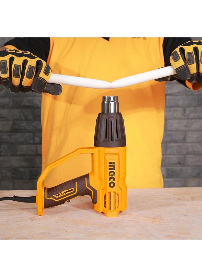 INGCO INGCO Heat Gun, 2000W Heavy Duty Hot Air Gun Heat Gun with Overload Protection for Crafts, Shrinking PVC, Stripping Paint (4 Nozzles)  - Image 5