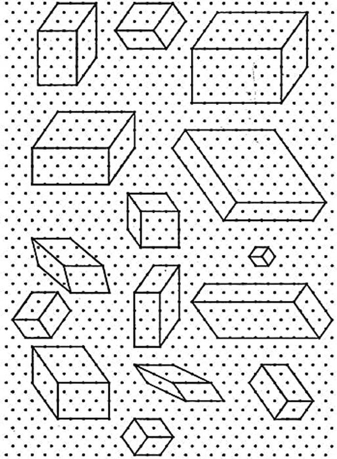 inr |Isometric Dots A4 Paper |1 cm Distance Between Dots |Best for Geometrical Shapes| Pack of 24 Sheets | Size 8.3 x 11.7 inch |100 GSM Natural White| GRD599 - Image 4